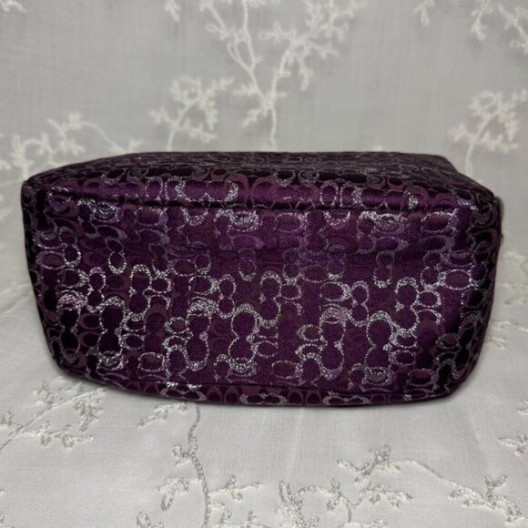 Coach Metallic Purple & Silver Mini Hobo Bag - Picture 3 of 7